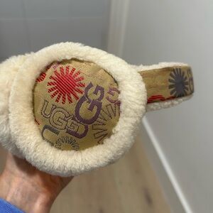 UGG Cream and Multicolor Earmuffs